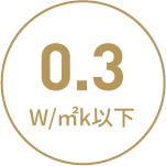 0.3W/㎡k以下